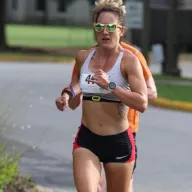 Jessa Wigington, distance runner coached by Kathy Butler